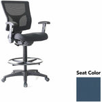 Lorell Conjure Office Stool with Mesh Back, Foldaway Adjustable Arms and Foot Ring (LLR - LLR620210XX) - SchoolOutlet