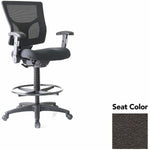 Lorell Conjure Office Stool with Mesh Back, Foldaway Adjustable Arms and Foot Ring (LLR - LLR620210XX) - SchoolOutlet