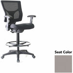 Lorell Conjure Office Stool with Mesh Back, Foldaway Adjustable Arms and Foot Ring (LLR - LLR620210XX) - SchoolOutlet