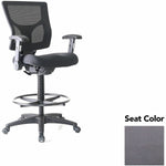 Lorell Conjure Office Stool with Mesh Back, Foldaway Adjustable Arms and Foot Ring (LLR - LLR620210XX) - SchoolOutlet