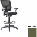 Lorell Conjure Office Stool with Mesh Back, Foldaway Adjustable Arms and Foot Ring (LLR - LLR620210XX) - SchoolOutlet