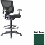 Lorell Conjure Office Stool with Mesh Back, Foldaway Adjustable Arms and Foot Ring (LLR - LLR620210XX) - SchoolOutlet