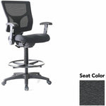 Lorell Conjure Office Stool with Mesh Back, Foldaway Adjustable Arms and Foot Ring (LLR - LLR620210XX) - SchoolOutlet