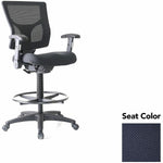 Lorell Conjure Office Stool with Mesh Back, Foldaway Adjustable Arms and Foot Ring (LLR - LLR620210XX) - SchoolOutlet