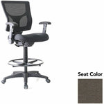 Lorell Conjure Office Stool with Mesh Back, Foldaway Adjustable Arms and Foot Ring (LLR - LLR620210XX) - SchoolOutlet