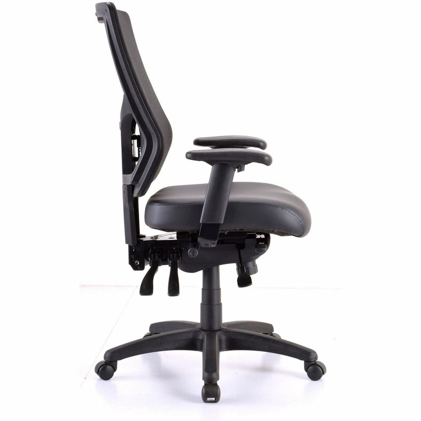 Lorell Conjure High - Back Office Chair with Antibacterial Vinyl Seat and Ratchet Back (LLR - LLR62040) - SchoolOutlet
