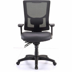 Lorell Conjure High-Back Office Chair with Antibacterial Vinyl Seat and Ratchet Back (LLR-LLR62040)