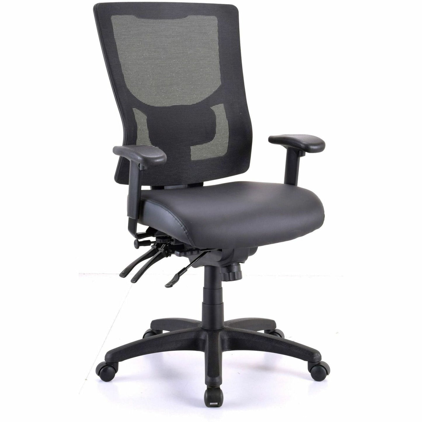Lorell Conjure High - Back Office Chair with Antibacterial Vinyl Seat and Ratchet Back (LLR - LLR62040) - SchoolOutlet