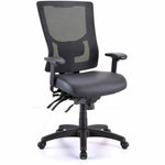 Lorell Conjure High - Back Office Chair with Antibacterial Vinyl Seat and Ratchet Back (LLR - LLR62040) - SchoolOutlet