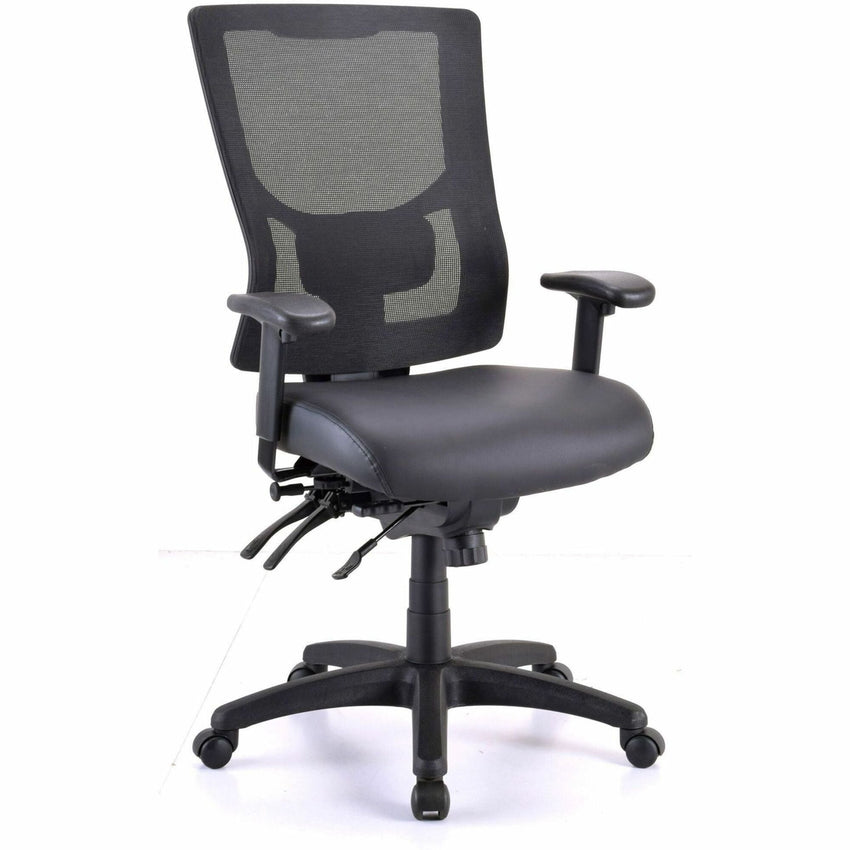 Lorell Conjure High - Back Office Chair with Antibacterial Vinyl Seat and Ratchet Back (LLR - LLR62040) - SchoolOutlet