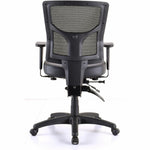 Lorell Conjure Mid - Back Office Chair with Antibacterial Vinyl Seat and Adjustable Arms (LLR - LLR62041) - SchoolOutlet