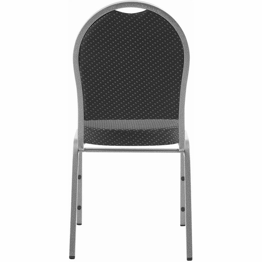 Lorell Round High - Back Upholstered Stacking Chairs Set of 4 16.70 "H (LLR - LLR62525) - SchoolOutlet