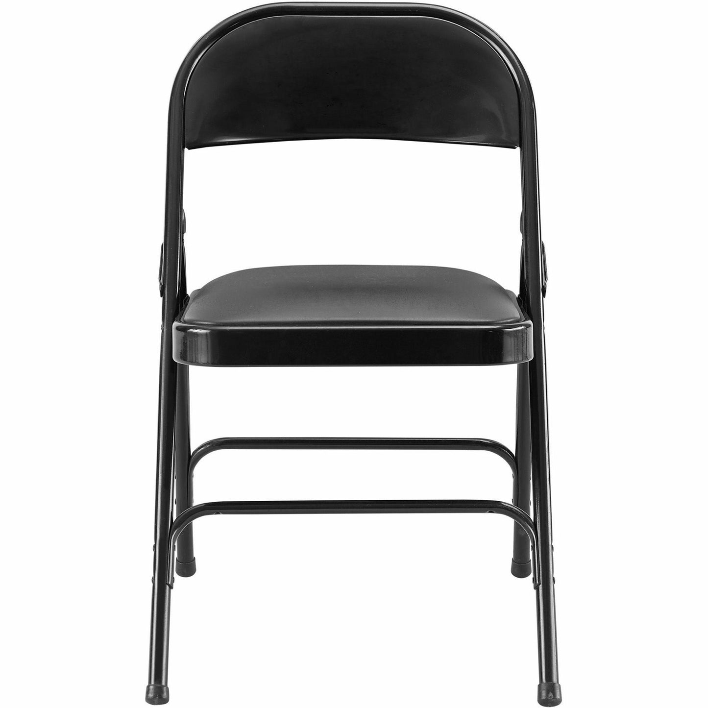 Lorell Padded Seat Folding Chairs with Steel Frame and Vinyl Upholstered Seat Set of 4 (LLR - LLR62526) - SchoolOutlet