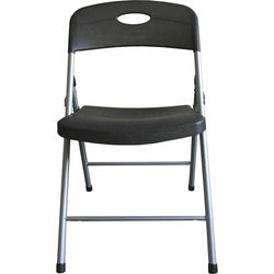 Lorell Heavy-Duty Translucent Folding Chairs - Smoke - 4/Carton 17.75"H (LLR-LLR62529)