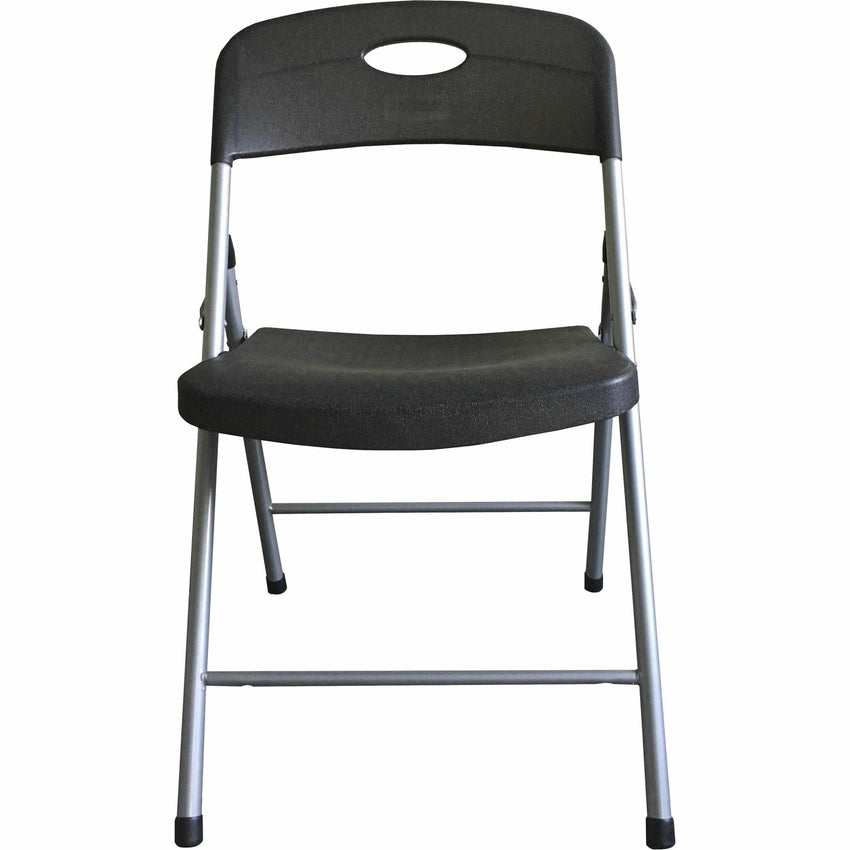 Lorell Heavy - Duty Translucent Folding Chairs - Smoke - 4/Carton 17.75"H (LLR - LLR62529) - SchoolOutlet