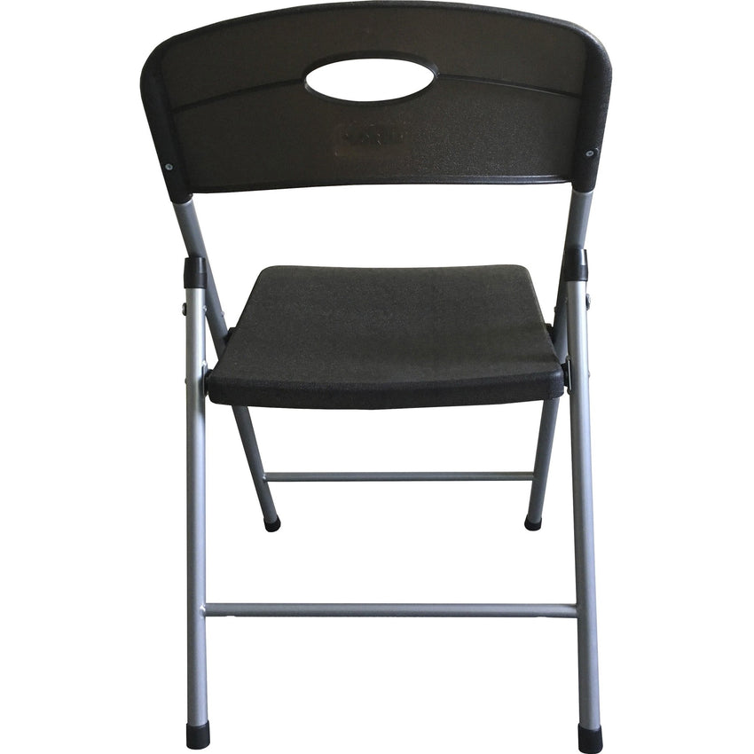 Lorell Heavy - Duty Translucent Folding Chairs - Smoke - 4/Carton 17.75"H (LLR - LLR62529) - SchoolOutlet