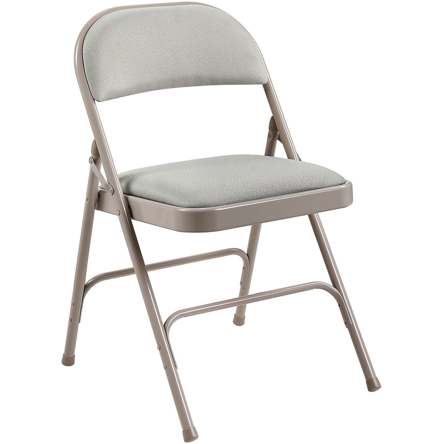 Lorell Padded Folding Chairs - Black Fabric - 4/Carton 18.10"H (LLR - LLR62532) - SchoolOutlet