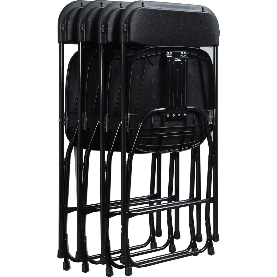 Lorell Injection - molded Folding Chairs with X - Style Base Set of 4 (LLR - LLR62534) - SchoolOutlet