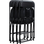 Lorell Injection - molded Folding Chairs with X - Style Base Set of 4 (LLR - LLR62534) - SchoolOutlet
