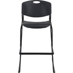 Lorell Heavy - duty Bistro Stack Chairs with Steel Frame Set of 2 31.38