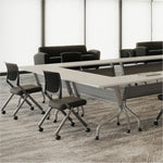 Lorell Rectangular Flip - Top Training Tabletop 30