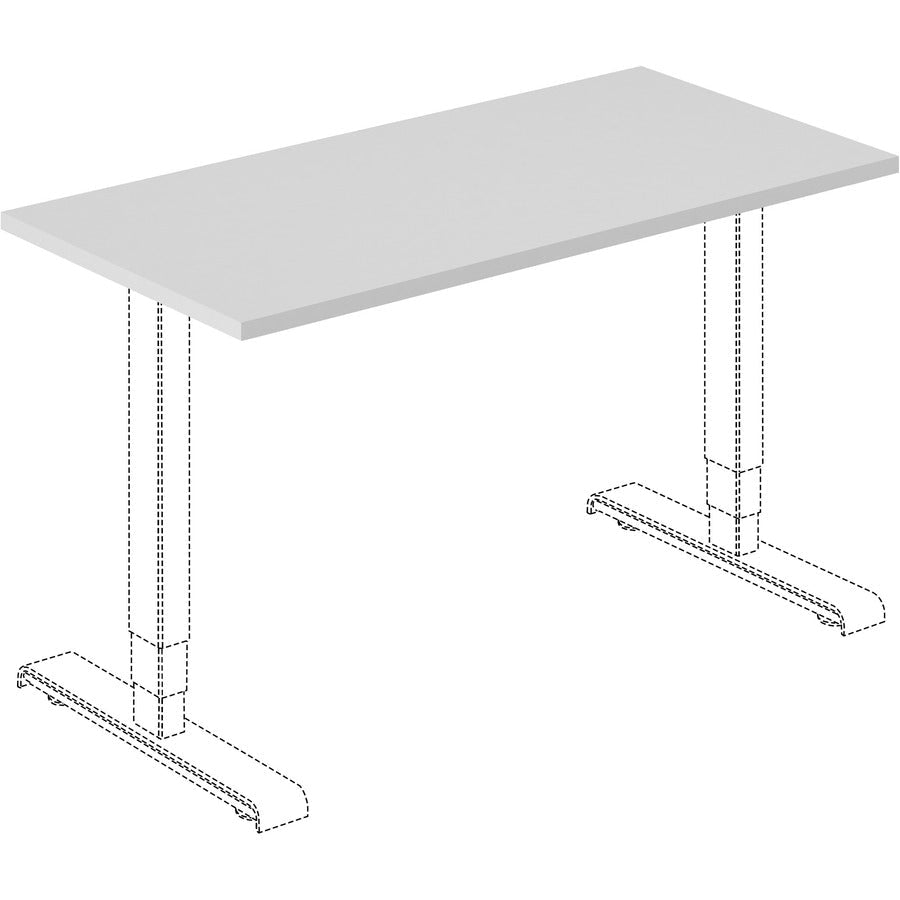 Lorell Rectangular Flip - Top Training Tabletop 24"W x 48"L x 1"Thick (LLR - LLR6259X) - SchoolOutlet