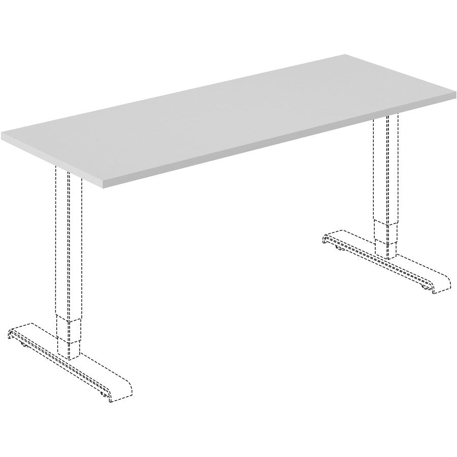Lorell Rectangular Flip - Top Training Tabletop 24"W x 60"L x 1"Thick (LLR - LLR6259X6024) - SchoolOutlet
