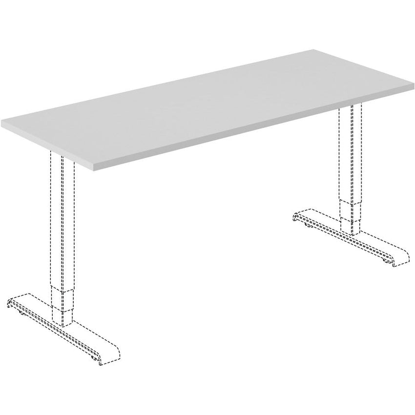Lorell Rectangular Flip - Top Training Tabletop 24"W x 60"L x 1"Thick (LLR - LLR6259X6024) - SchoolOutlet