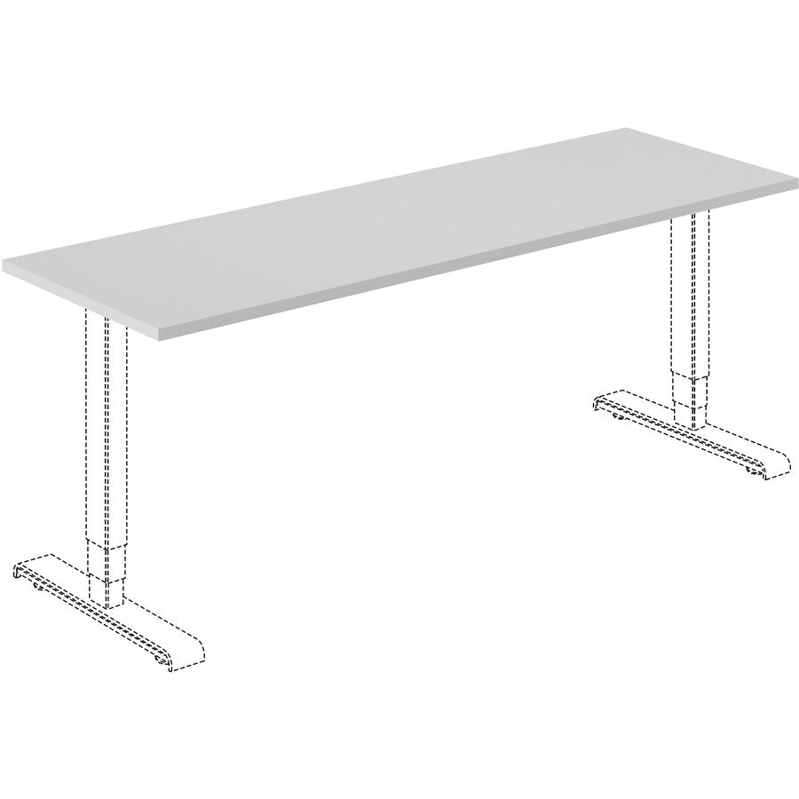 Lorell Rectangular Flip - Top Training Tabletop 24"W x 72"L x 1"Thick (LLR - LLR6259X7224) - SchoolOutlet