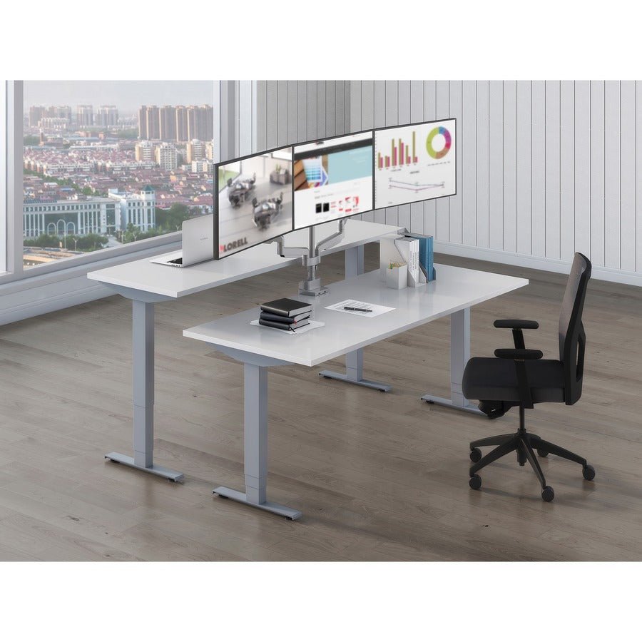 Lorell Rectangular Flip - Top Training Tabletop 24"W x 72"L x 1"Thick (LLR - LLR6259X7224) - SchoolOutlet