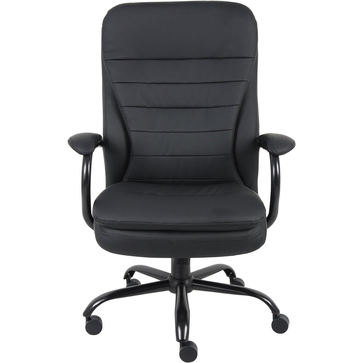 Lorell Big & Tall Double Cushion Executive High - Back Chair with Reinforced Frame and Plush Seating 19.7 - 22.4 "H (LLR - LLR62624) - SchoolOutlet