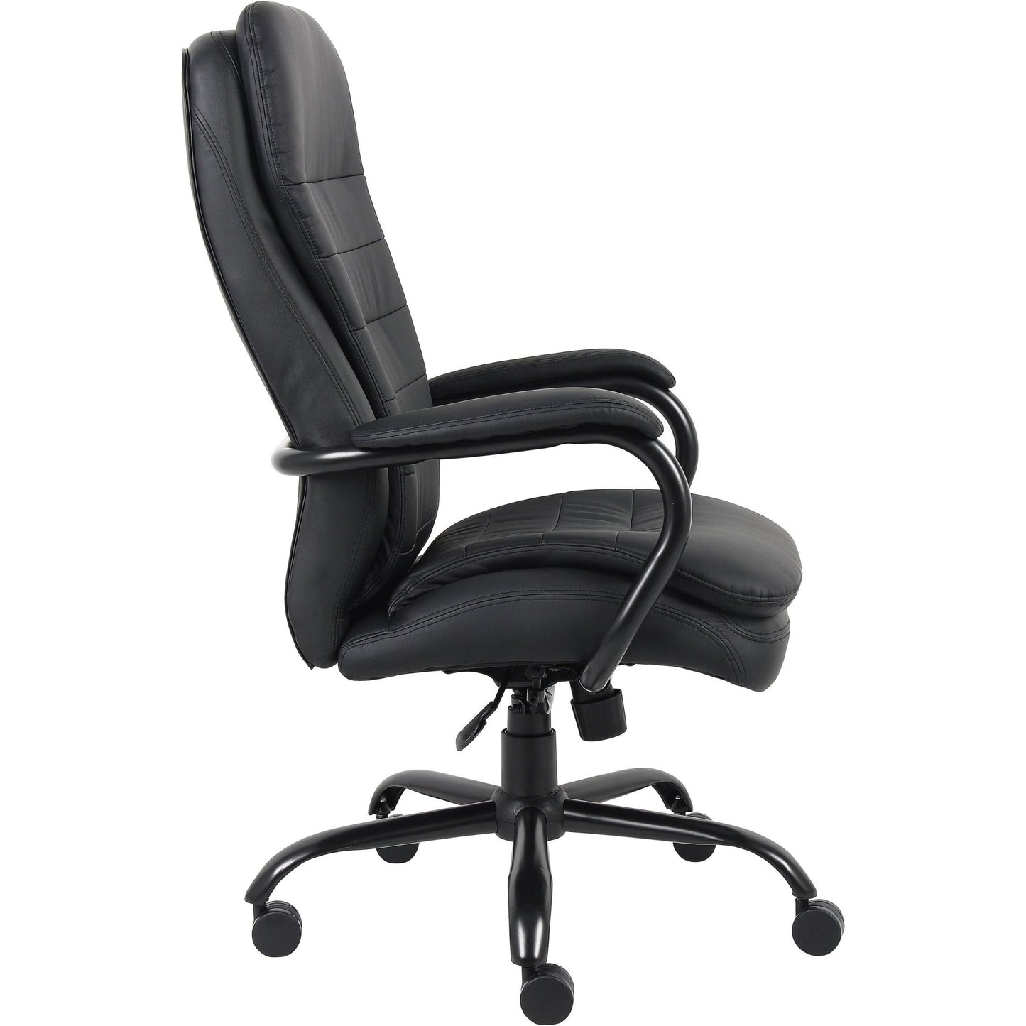 Lorell Big & Tall Double Cushion Executive High - Back Chair with Reinforced Frame and Plush Seating 19.7 - 22.4 "H (LLR - LLR62624) - SchoolOutlet
