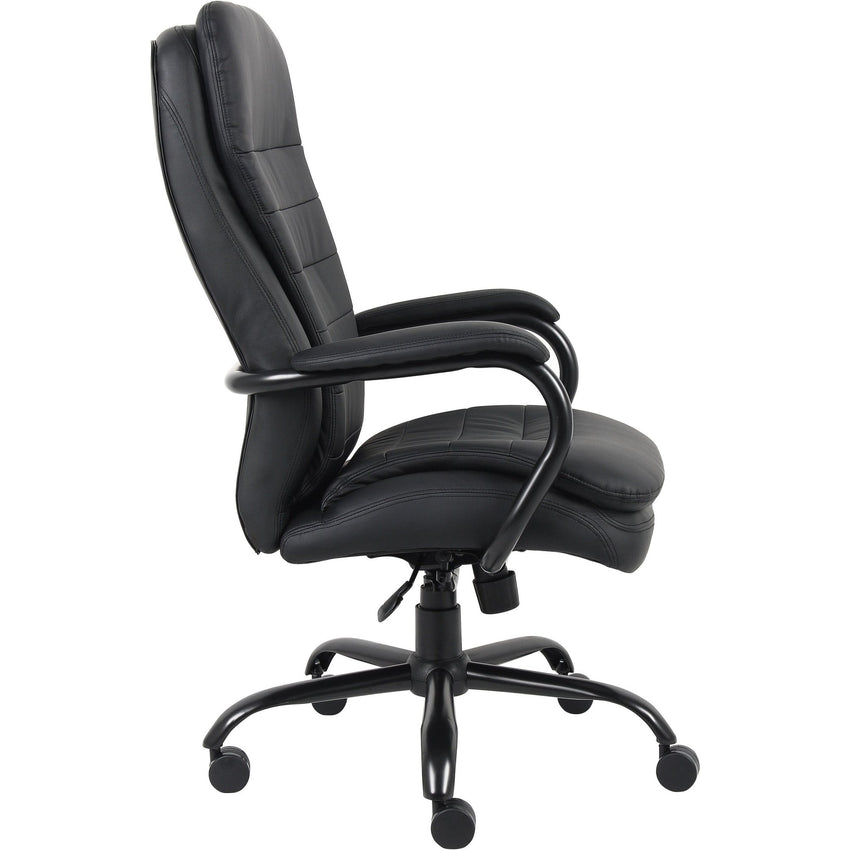 Lorell Big & Tall Double Cushion Executive High - Back Chair with Reinforced Frame and Plush Seating 19.7 - 22.4 "H (LLR - LLR62624) - SchoolOutlet
