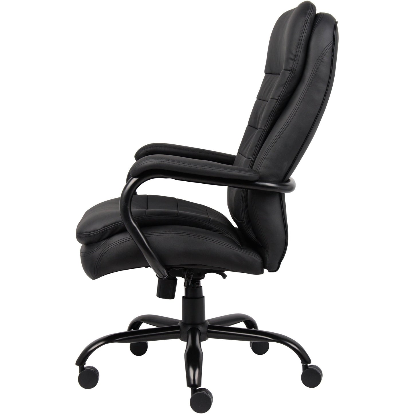Lorell Big & Tall Double Cushion Executive High - Back Chair with Reinforced Frame and Plush Seating 19.7 - 22.4 "H (LLR - LLR62624) - SchoolOutlet