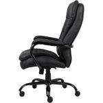 Lorell Big & Tall Double Cushion Executive High - Back Chair with Reinforced Frame and Plush Seating 19.7 - 22.4 