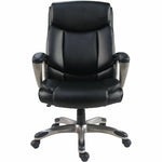 Lorell Sera High - Back Manager Chair with Polyurethane Upholstery and Loop Arms (LLR - LLR63270) - SchoolOutlet