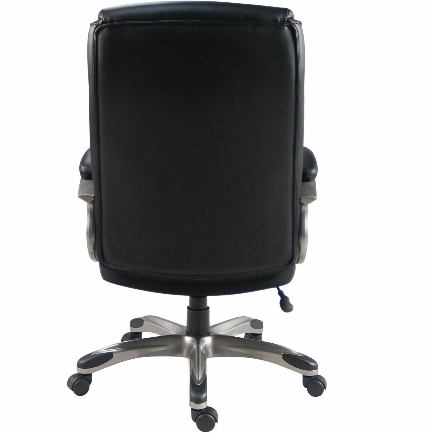 Lorell Sera High - Back Manager Chair with Polyurethane Upholstery and Loop Arms (LLR - LLR63270) - SchoolOutlet