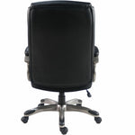 Lorell Sera High - Back Manager Chair with Polyurethane Upholstery and Loop Arms (LLR - LLR63270) - SchoolOutlet