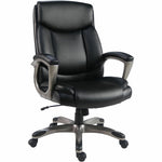 Lorell Sera High - Back Manager Chair with Polyurethane Upholstery and Loop Arms (LLR - LLR63270) - SchoolOutlet