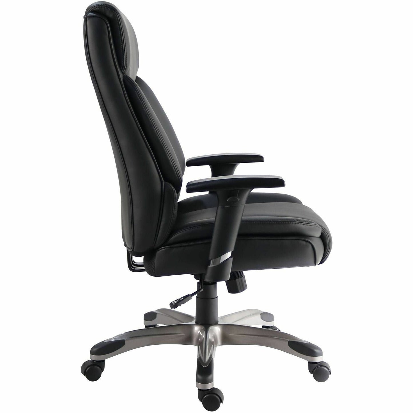 Lorell Sera High - Back Manager Chair with Height - Adjustable Arms and Polyurethane Upholstery (LLR - LLR63272) - SchoolOutlet