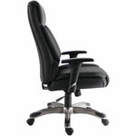 Lorell Sera High - Back Manager Chair with Height - Adjustable Arms and Polyurethane Upholstery (LLR - LLR63272) - SchoolOutlet
