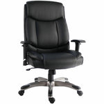Lorell Sera High - Back Manager Chair with Height - Adjustable Arms and Polyurethane Upholstery (LLR - LLR63272) - SchoolOutlet