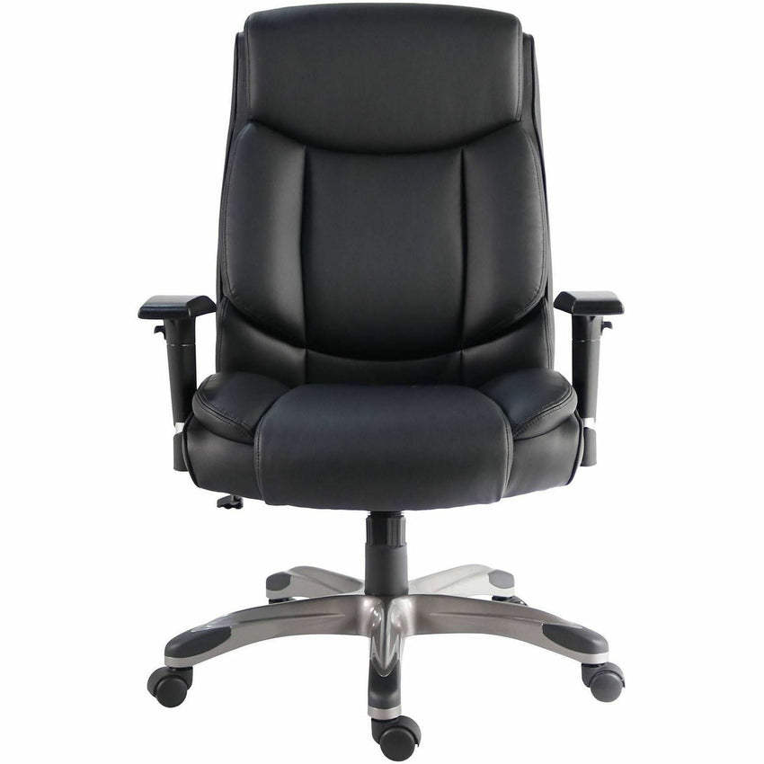 Lorell Sera High - Back Manager Chair with Height - Adjustable Arms and Polyurethane Upholstery (LLR - LLR63272) - SchoolOutlet