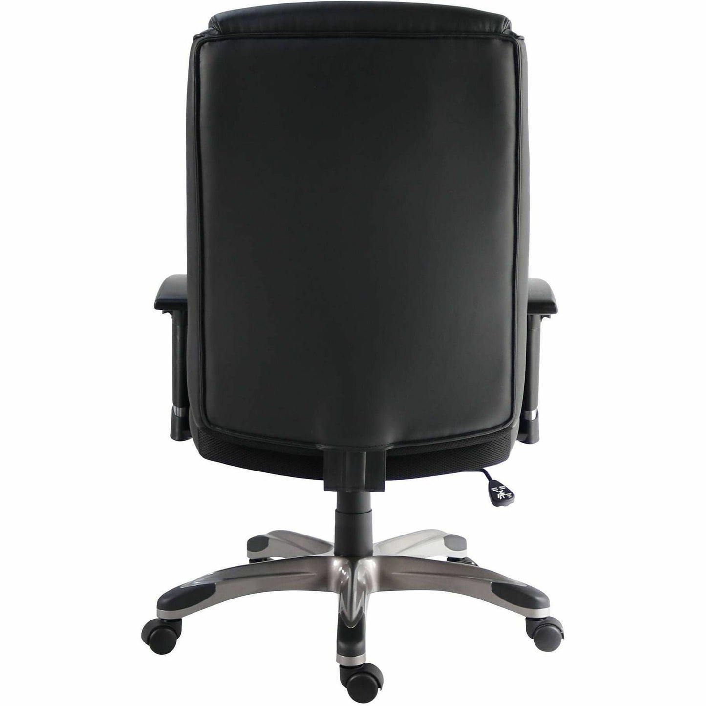 Lorell Sera High - Back Manager Chair with Height - Adjustable Arms and Polyurethane Upholstery (LLR - LLR63272) - SchoolOutlet