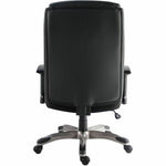Lorell Sera High - Back Manager Chair with Height - Adjustable Arms and Polyurethane Upholstery (LLR - LLR63272) - SchoolOutlet