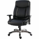 Lorell Sera High - Back Manager Chair with Height - Adjustable Arms and Polyurethane Upholstery (LLR - LLR63272) - SchoolOutlet