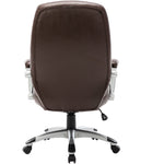 Lorell Westlake Series Executive High - Back Chair with Bonded Leather and Pneumatic Adjustment 18.75 - 22.25 