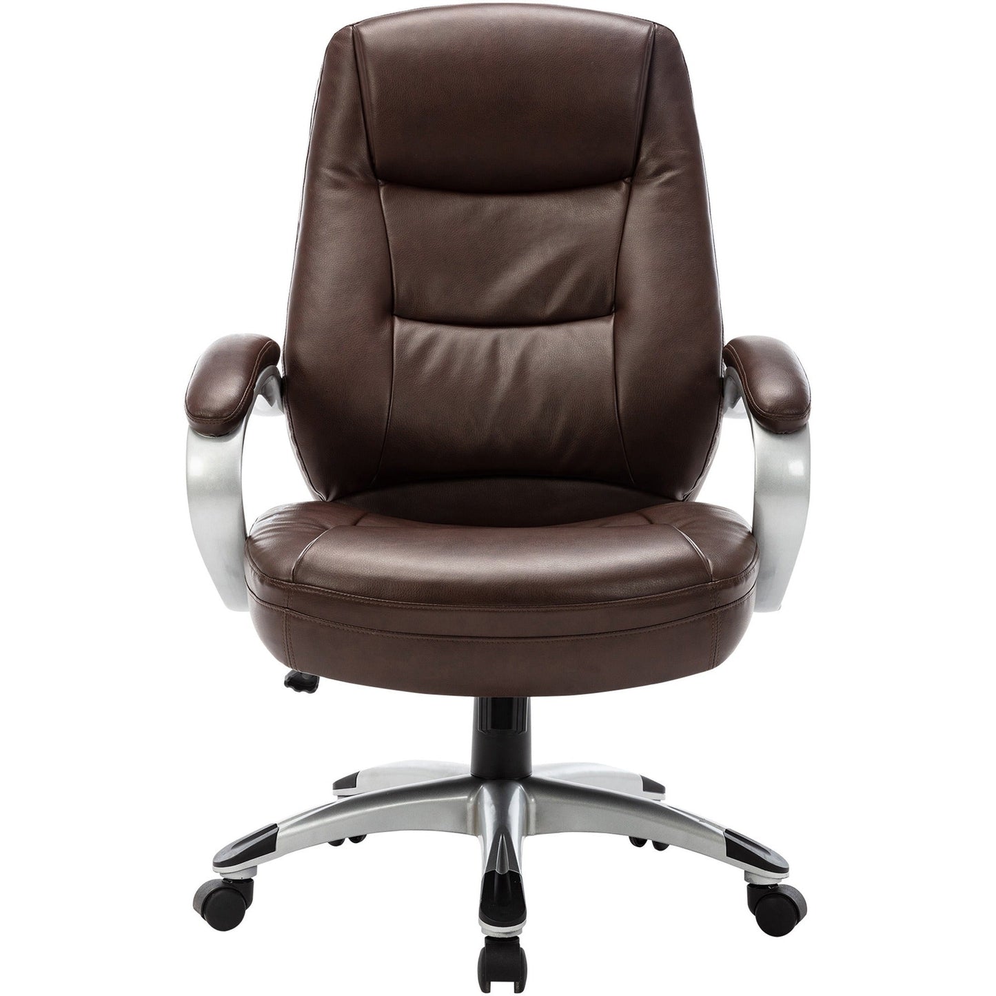 Lorell Westlake Series Executive High - Back Chair with Bonded Leather and Pneumatic Adjustment 18.75 - 22.25 "H (LLR - LLR63280) - SchoolOutlet