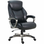 Lorell Kyros High - Back Executive Chair with Polyurethane Upholstery and Loop Arms (LLR - LLR63290) - SchoolOutlet