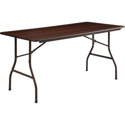 Lorell Economy Rectangular Folding Table Moisture-Sealed 30"W x 60"L x 29"H (LLR-LLR65755)